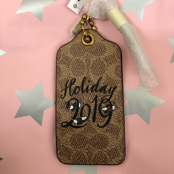 Coach Accessories - NWT Coach Holiday Hang Tag “2019”